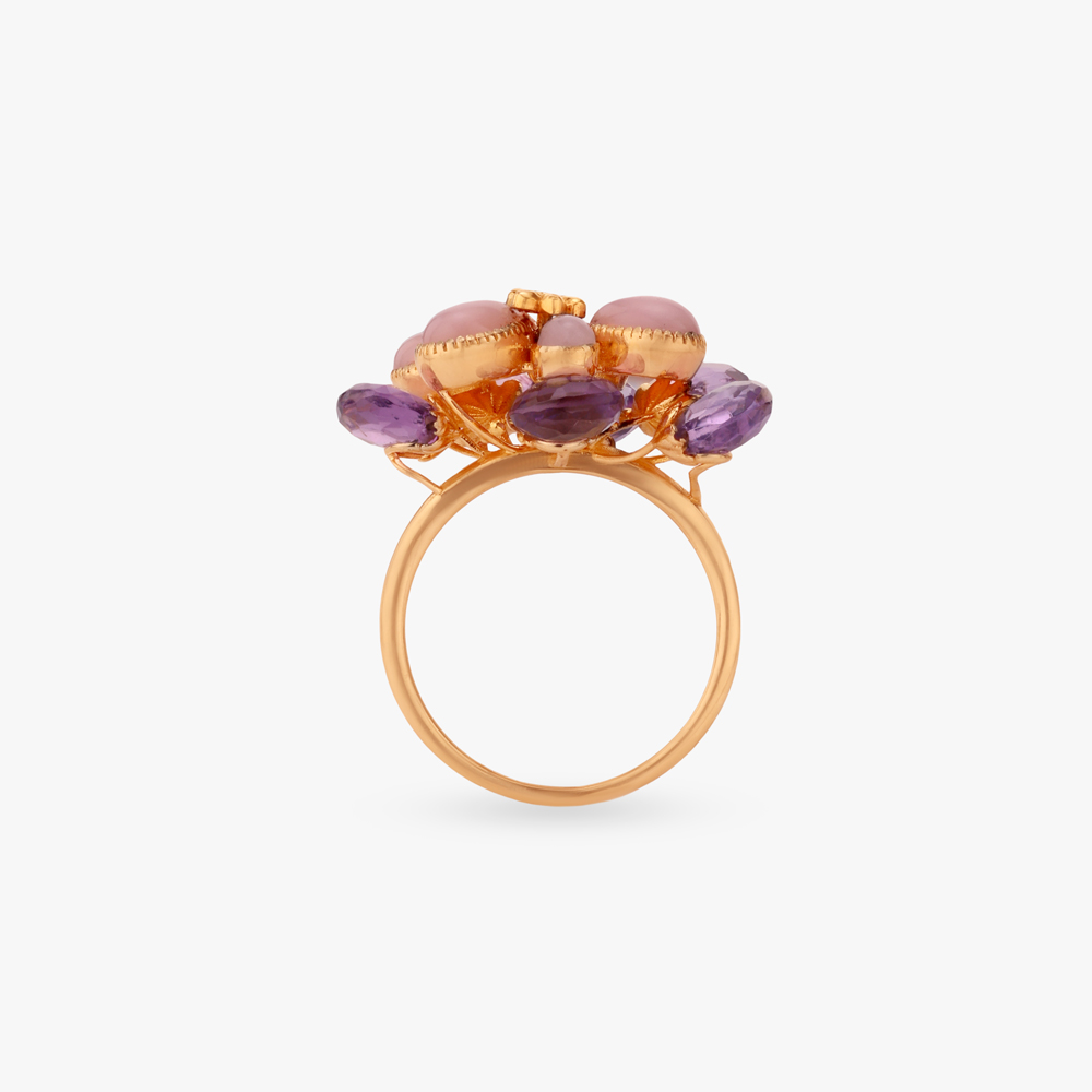 Layered Bloom Gold Ring,,hi-res image number null