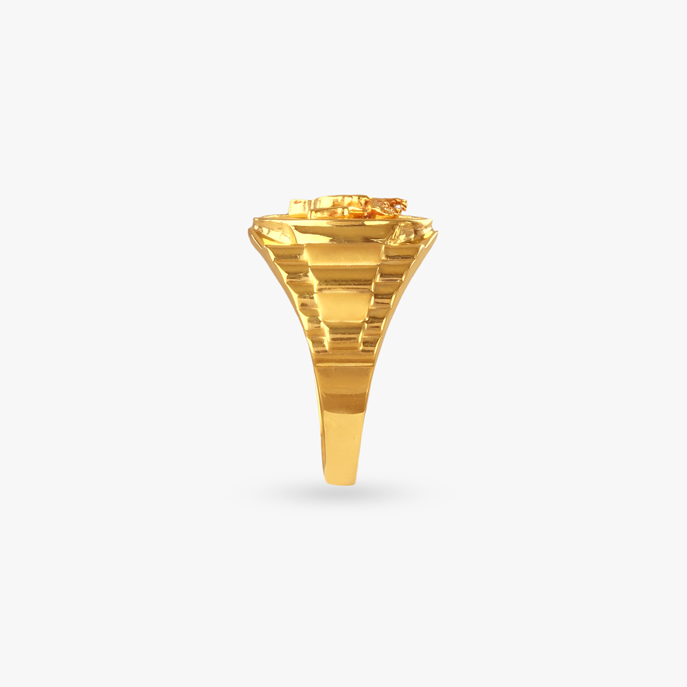 Eagle Rise Gold Ring for Men,,hi-res image number null