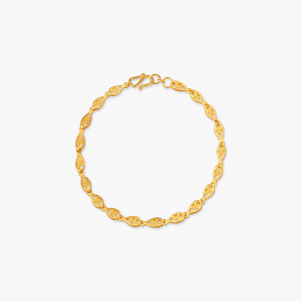 

Artful Links Gold Bracelet