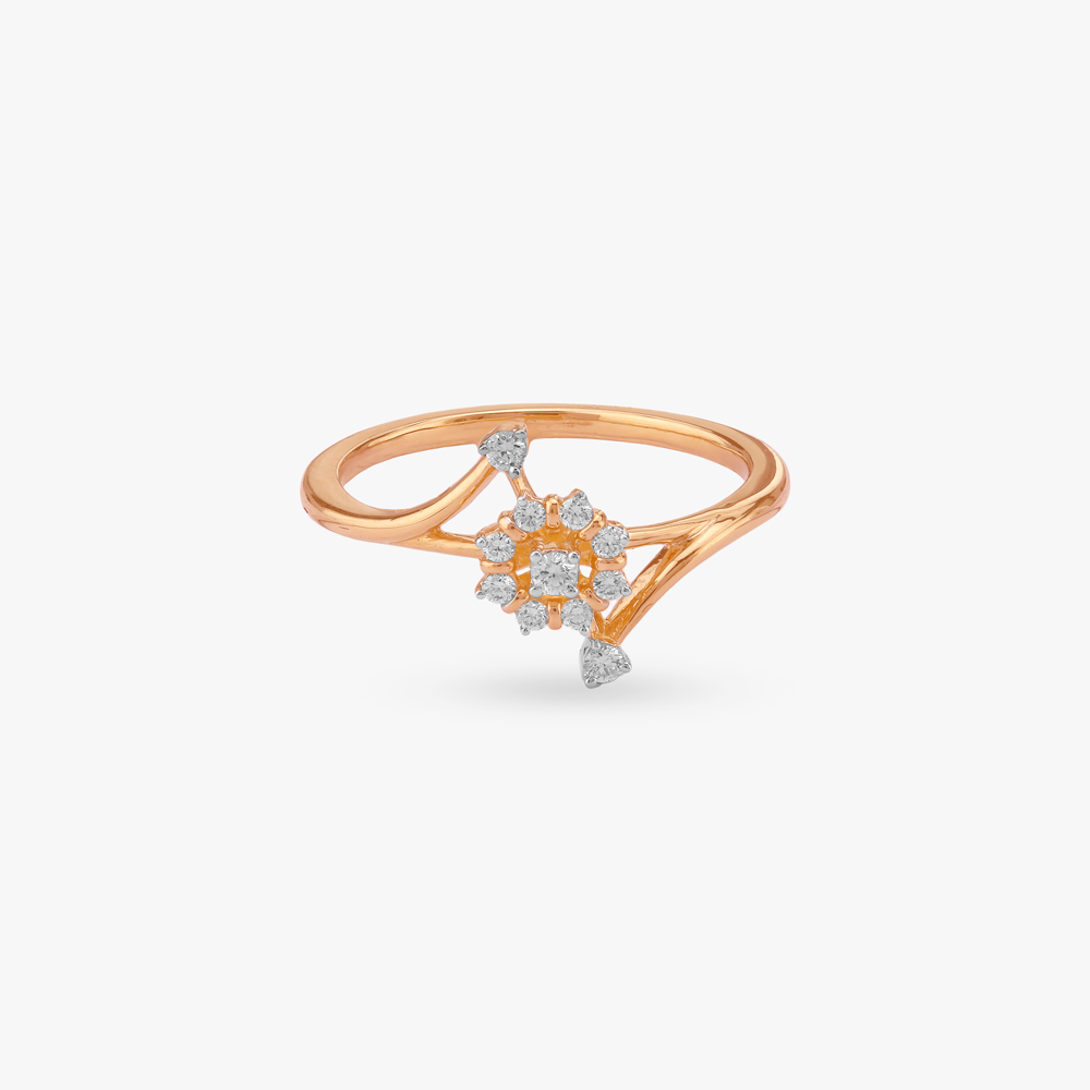 Floral Spark Diamond Ring,,hi-res image number null