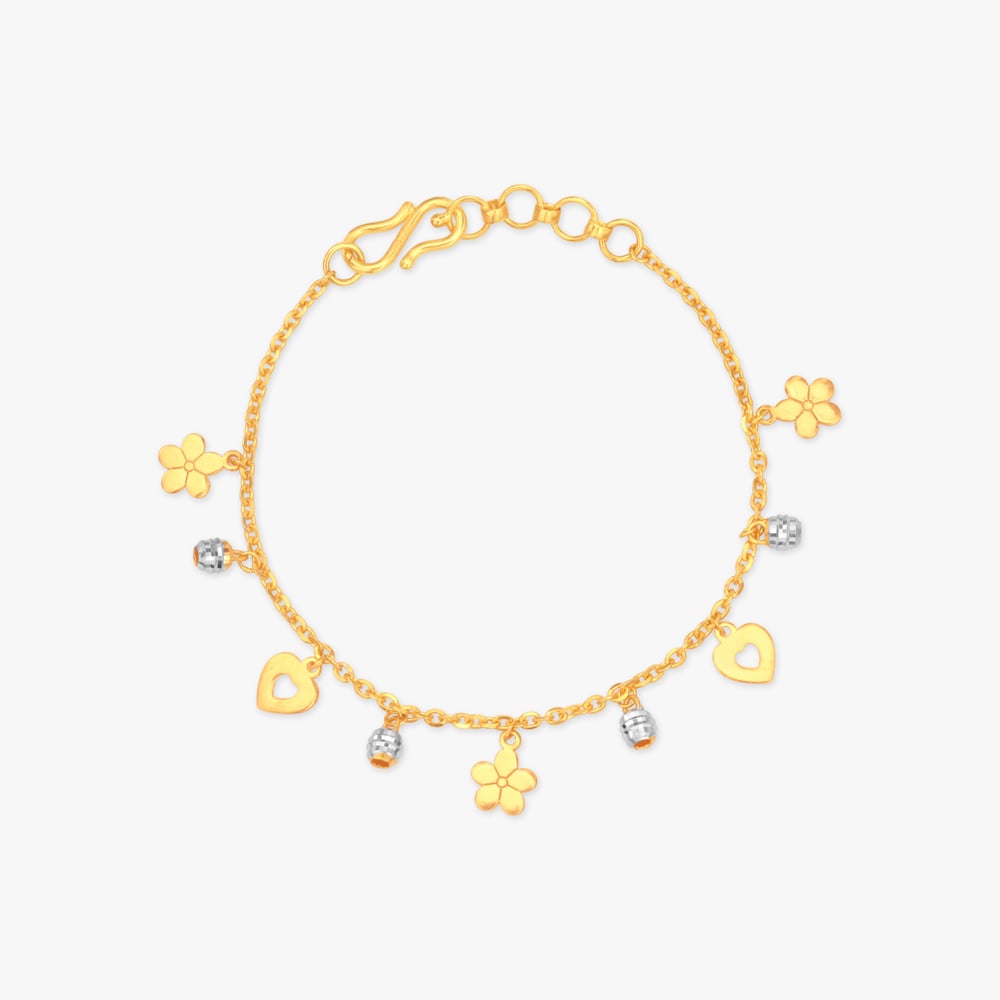 Twinkling Garden Gold Bracelet for Kids,,hi-res image number null