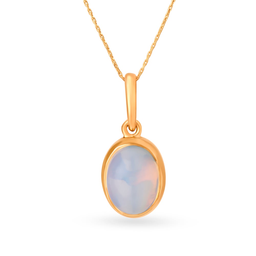Mia Radiant 14KT Yellow Gold Rainbow Gemini Birthstone Pendant,,hi-res image number null