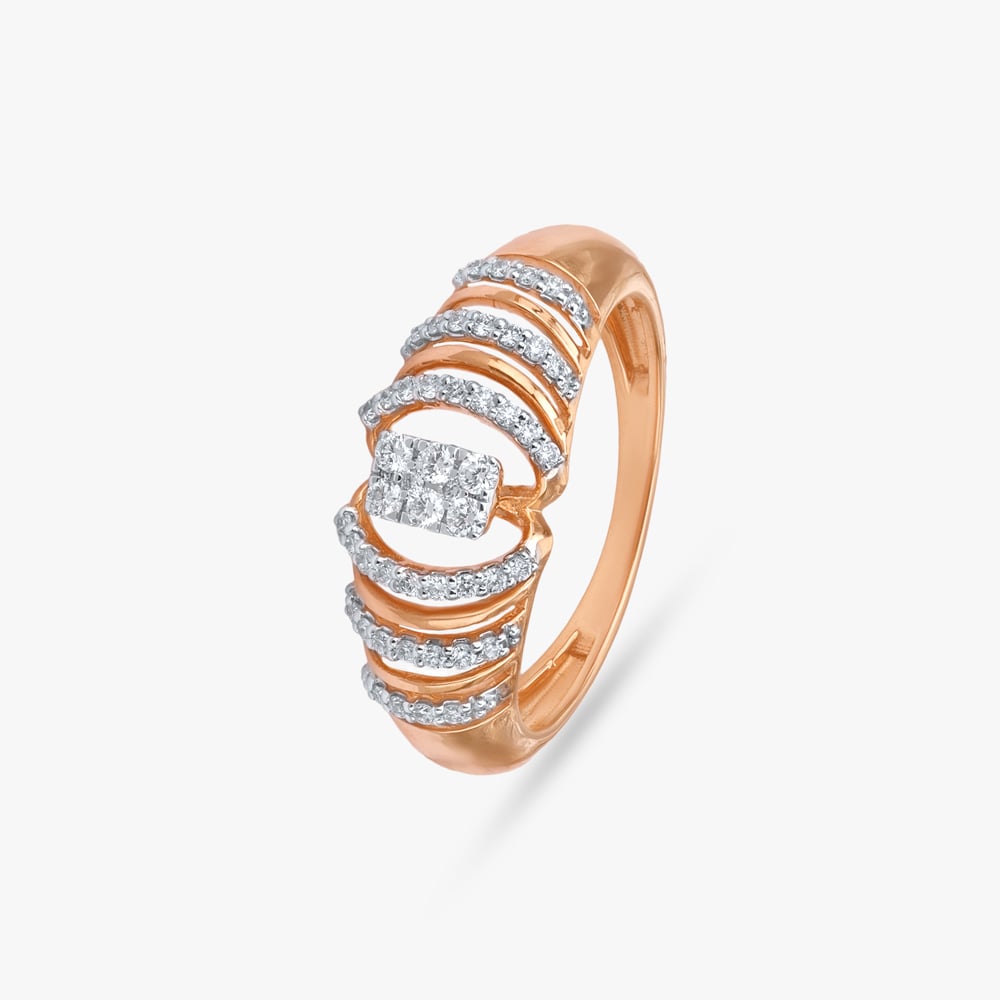 Celestial Gleam Diamond Finger Ring,,hi-res image number null
