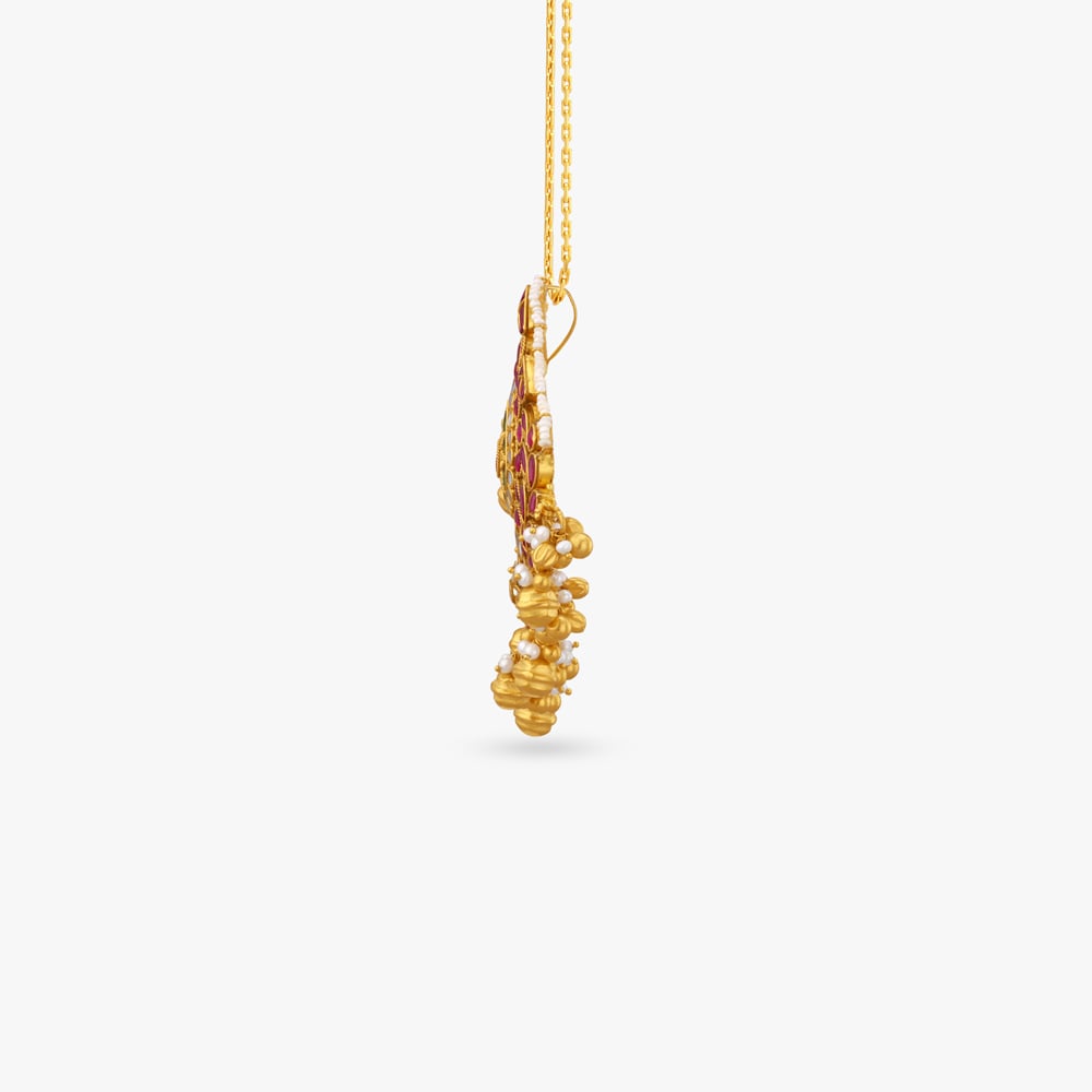 Convertible Floral Pendant Necklace Set,,hi-res image number null