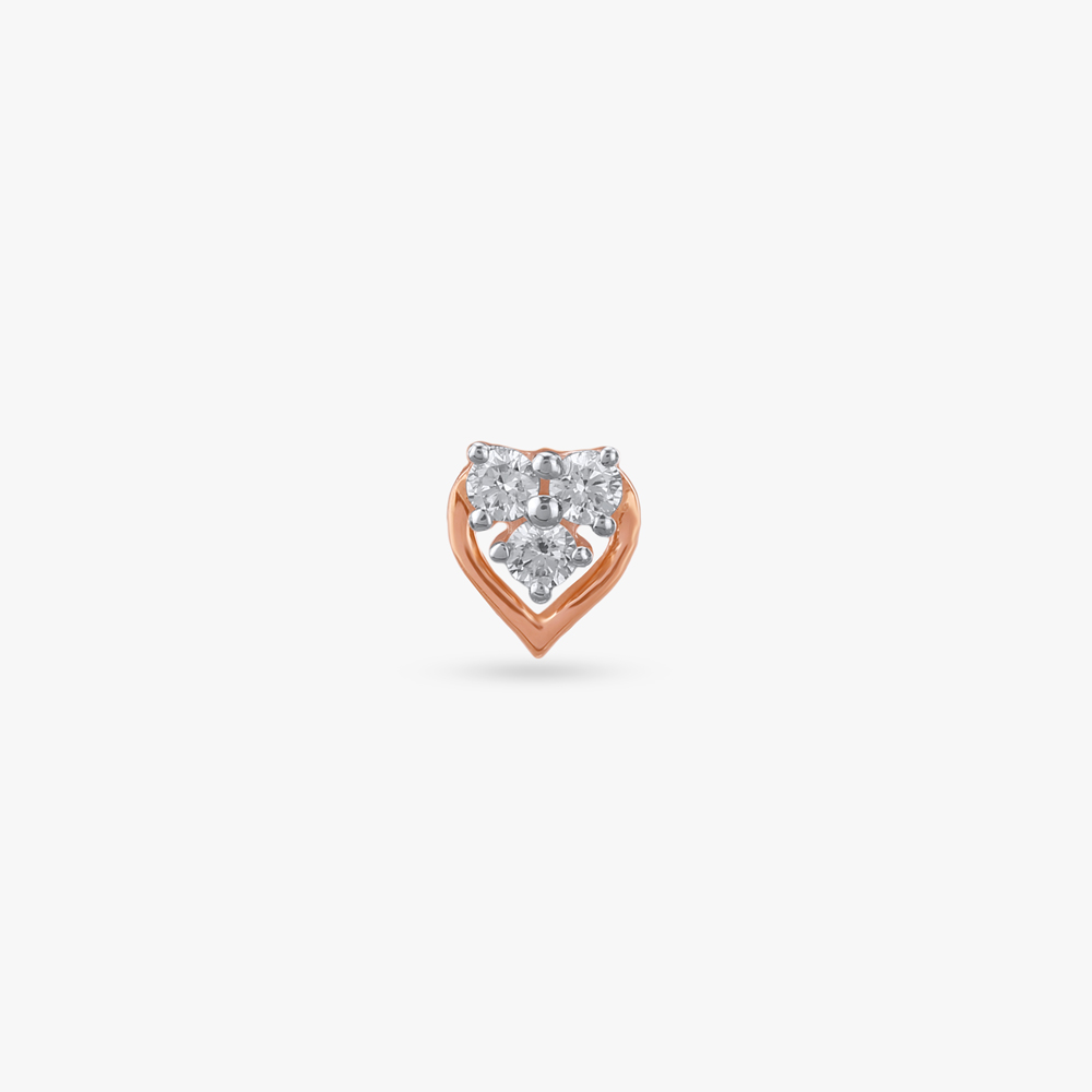 Spark Curve Diamond Nose Pin,,hi-res image number null