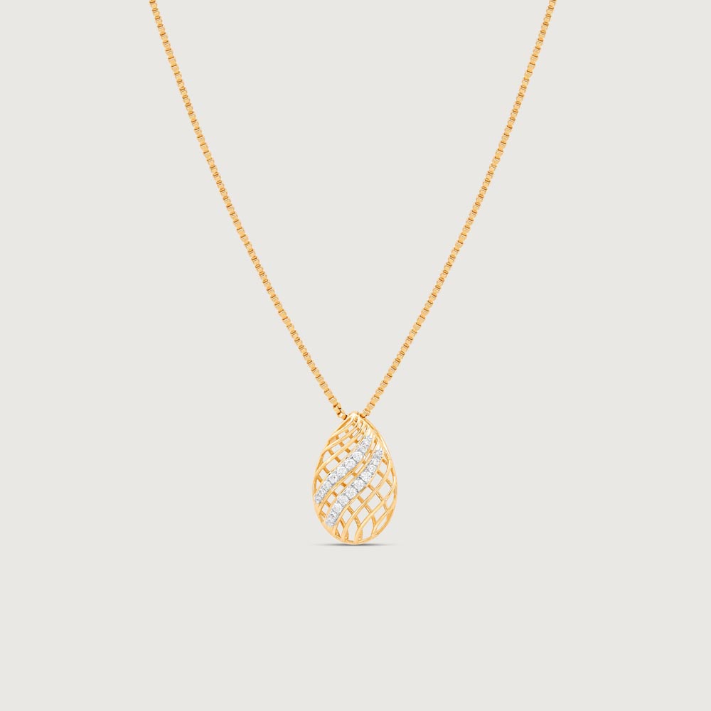 Radiant Curve Diamond Pendant,,hi-res image number null