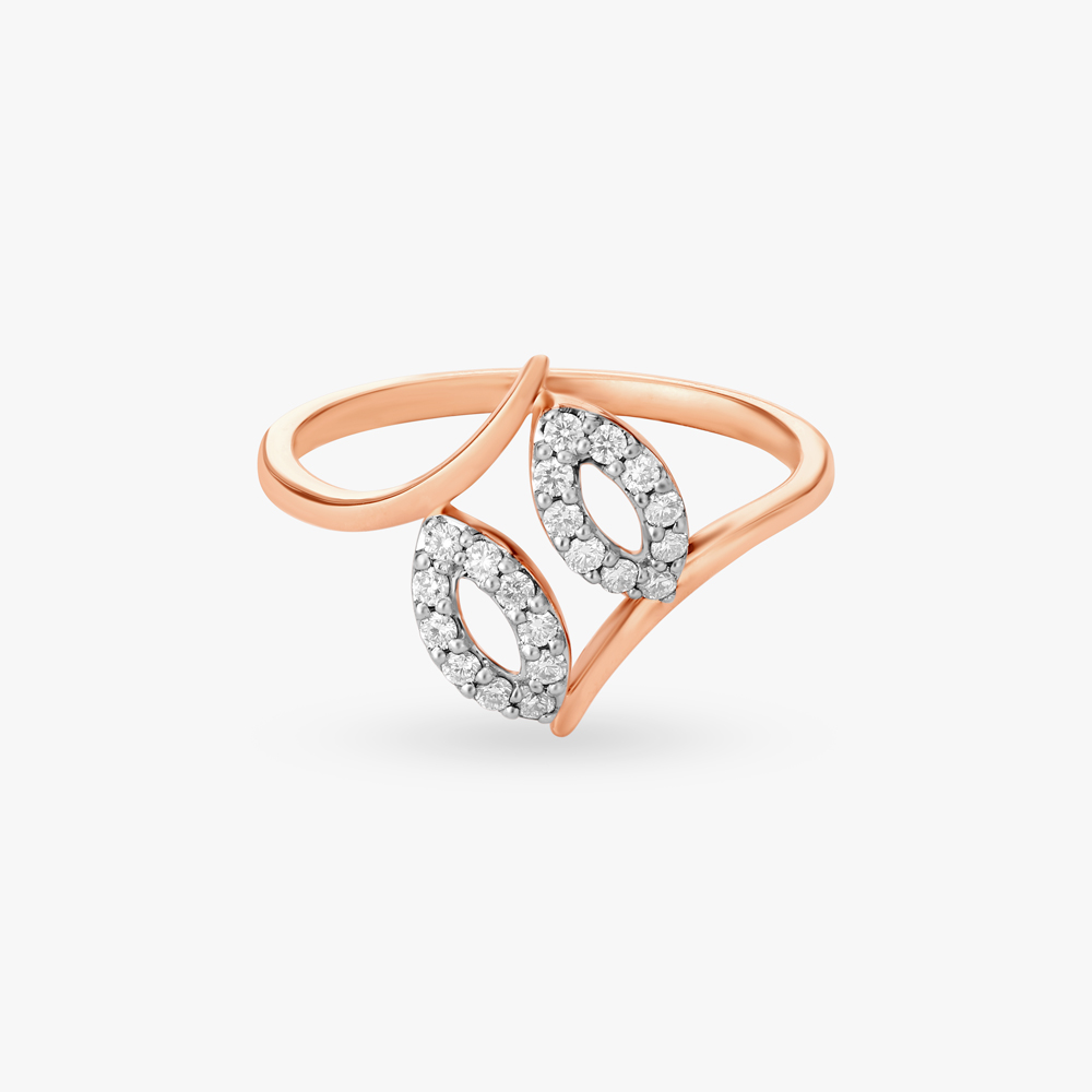 Contemporary Crossover Diamond Ring,,hi-res image number null