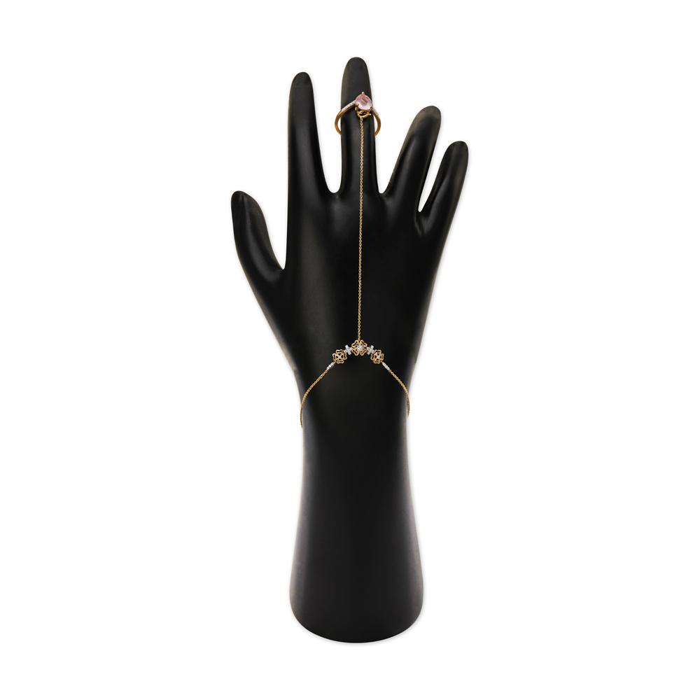 14kt Rose Gold EvergreenDetachable Hathphool