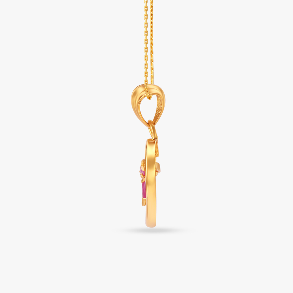 Heart Pendant and Earrings Set,,hi-res image number null