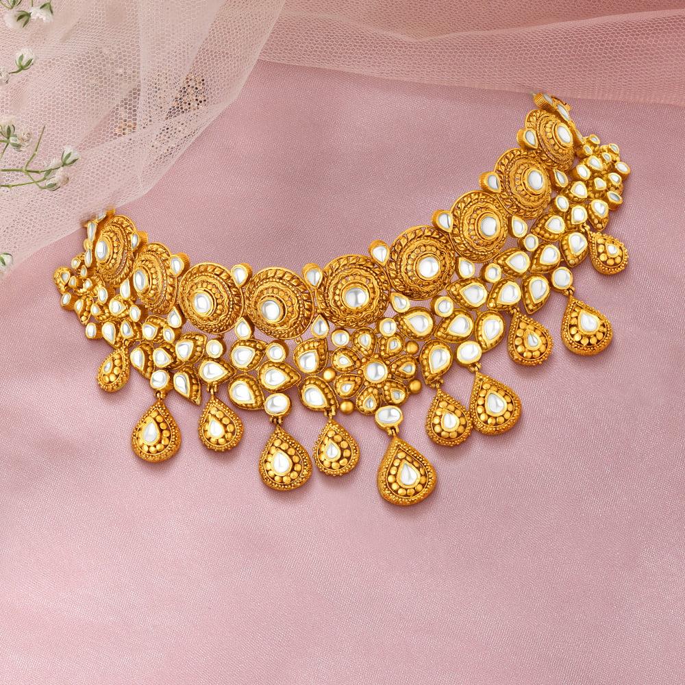 Elaborate Floral Necklace Set,,hi-res image number null