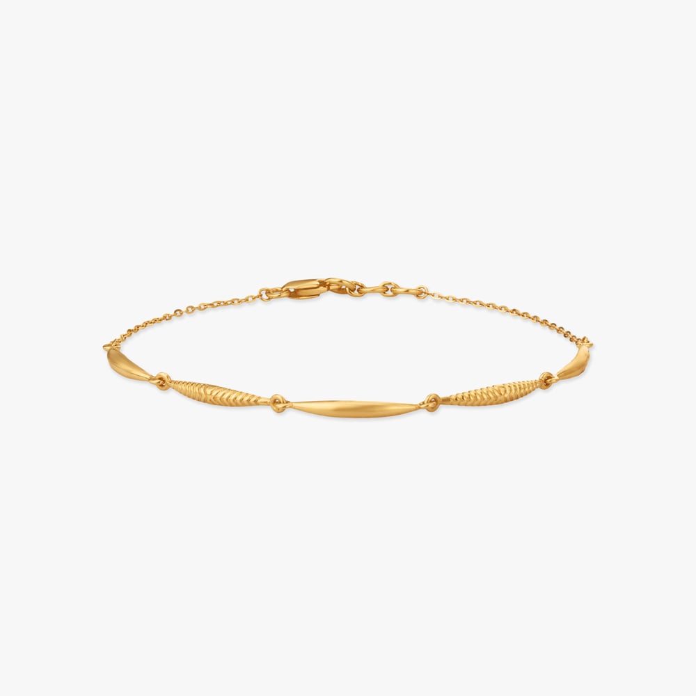 Twisted Rhythm Gold Bracelet,,hi-res image number null