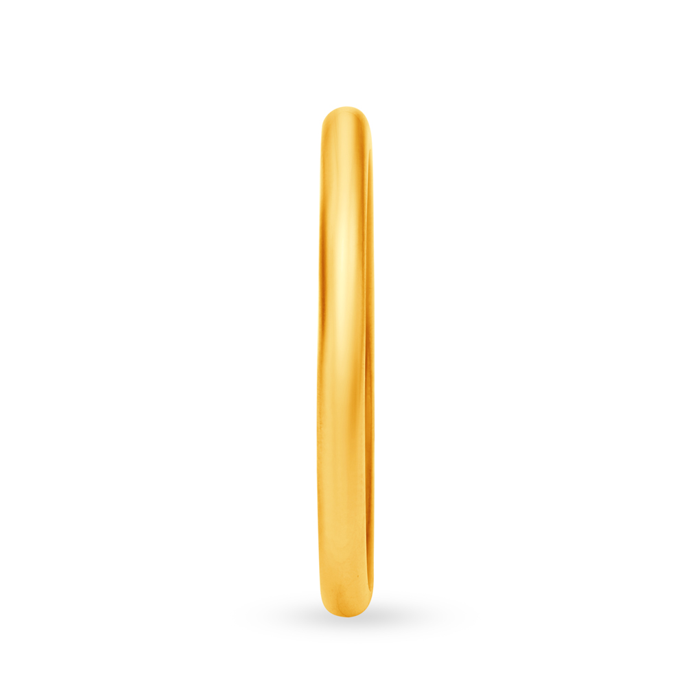 Minimalist 22 Karat Yellow Gold Finger Ring,,hi-res image number null