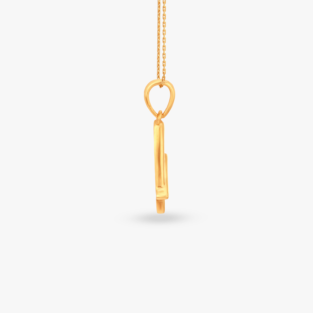 Signature A Gold Pendant,,hi-res image number null