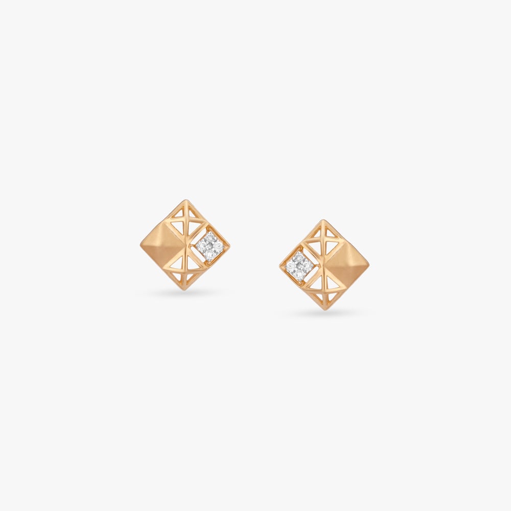 

Prism Edge Diamond Stud Earrings