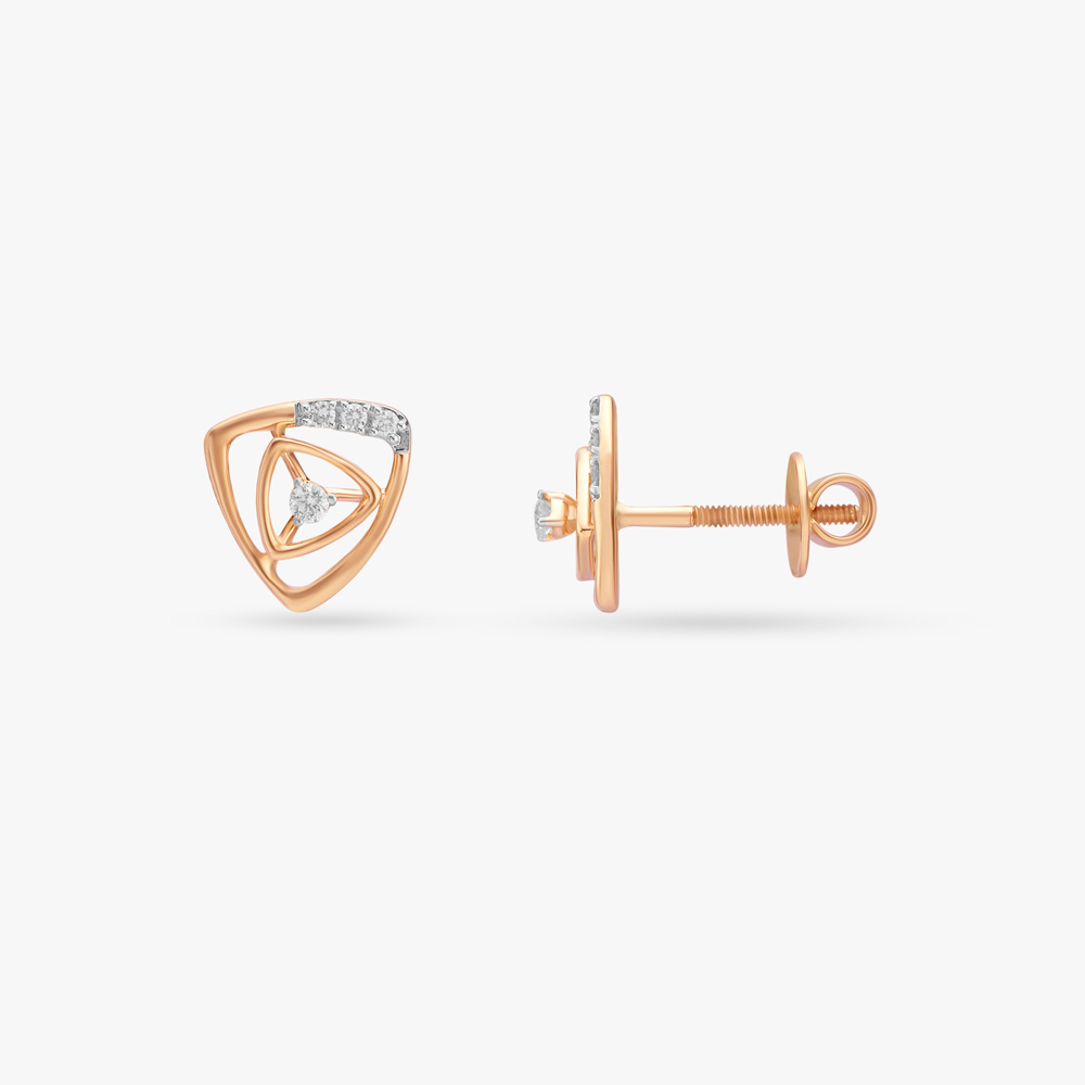 Striking Diamond Stud Earrings,,hi-res image number null