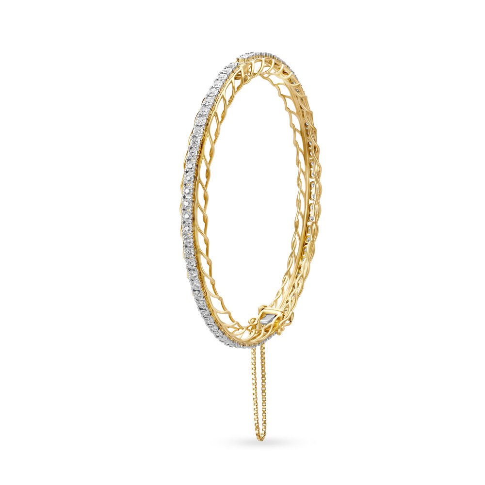 Enchanting Diamond Bangle,,hi-res image number null
