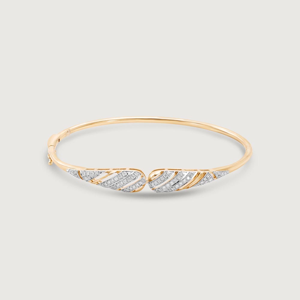 Graceful Drift Diamond Bangle,,hi-res image number null