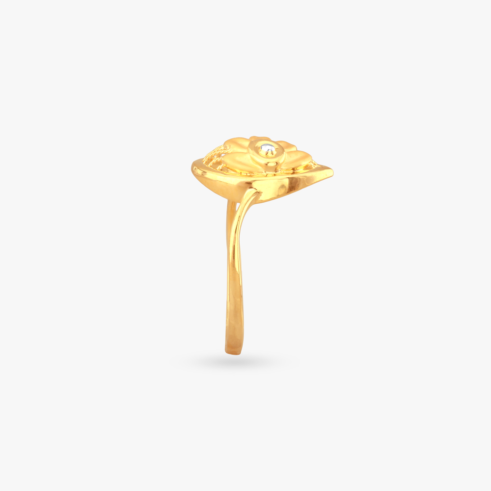 Morning Dew Gold Ring,,hi-res image number null