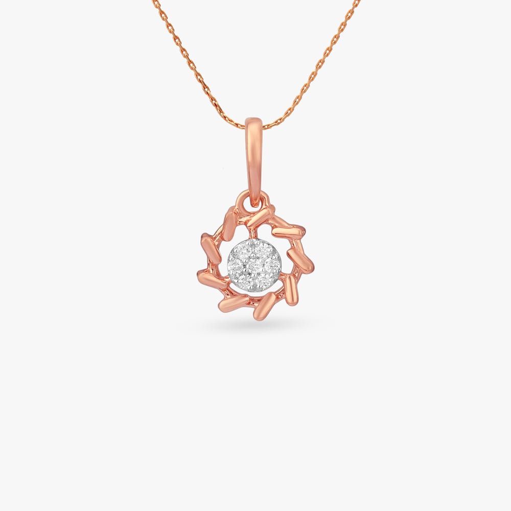 Solar Whirl Diamond Pendant and Earrings Set,,hi-res image number null