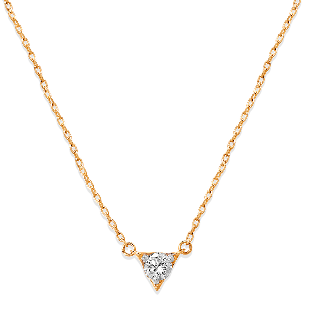 Enchanting Triad Solitaire Pendant with Chain,,hi-res image number null