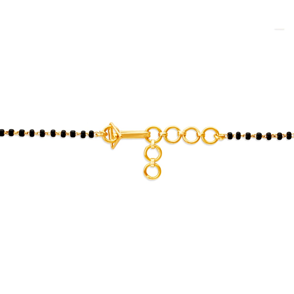 Mesmerizing Diamond Floral Mangalsutra,,hi-res image number null