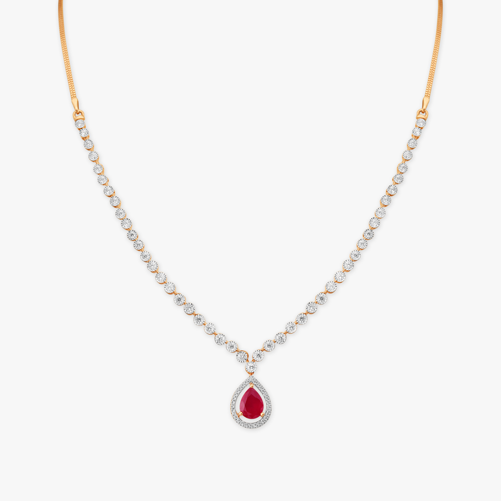 Ethereal Diamond Necklace Set,,hi-res image number null