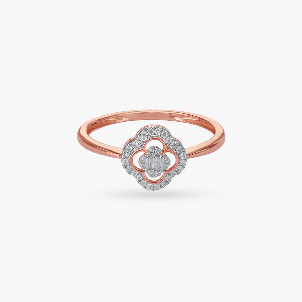 Vintage Bloom Diamond Ring,,hi-res image number null