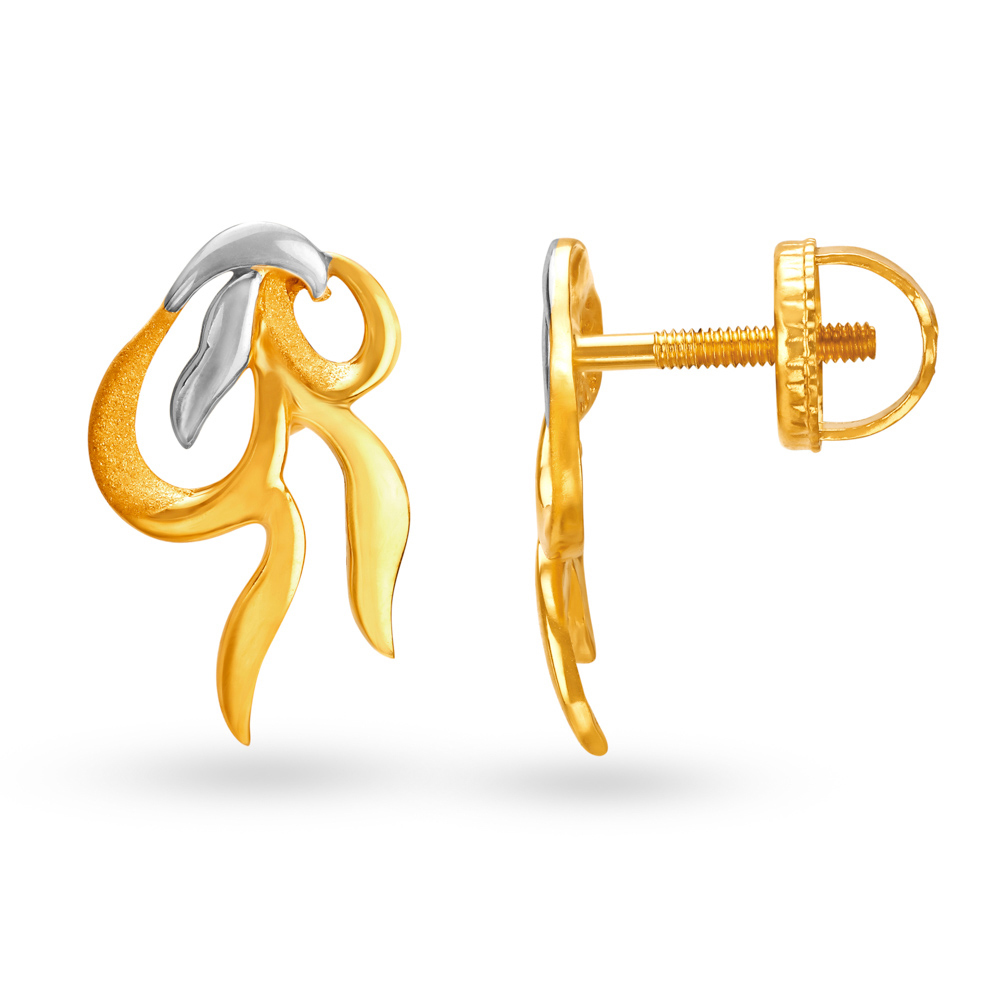 Simple Yellow Gold Pendant and Earrings Set,,hi-res image number null