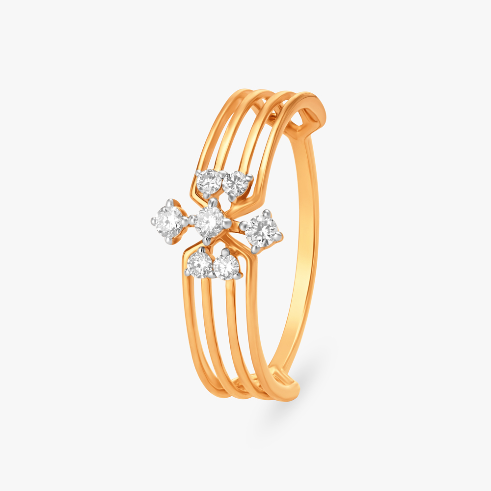 Whimsical Whispers Diamond Finger Ring