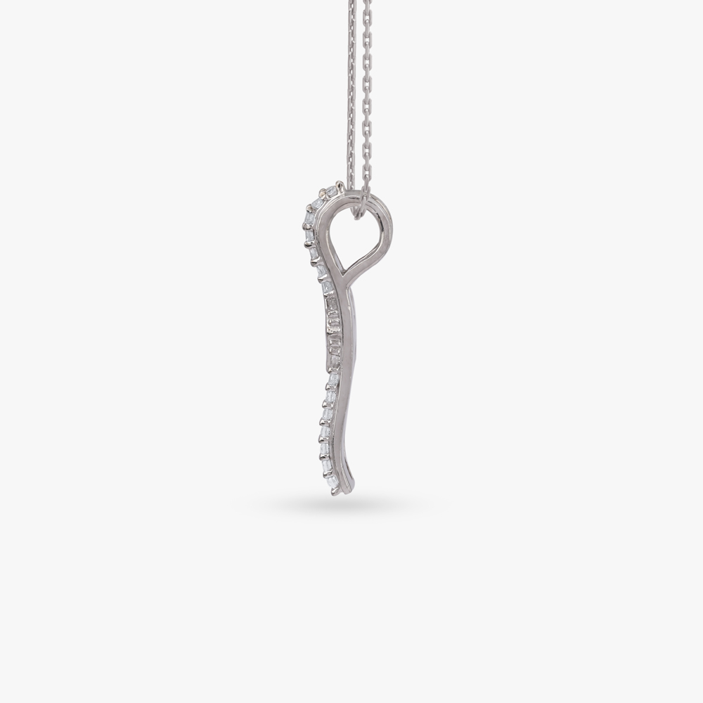 Aura Arrow Silver Pendant,,hi-res image number null