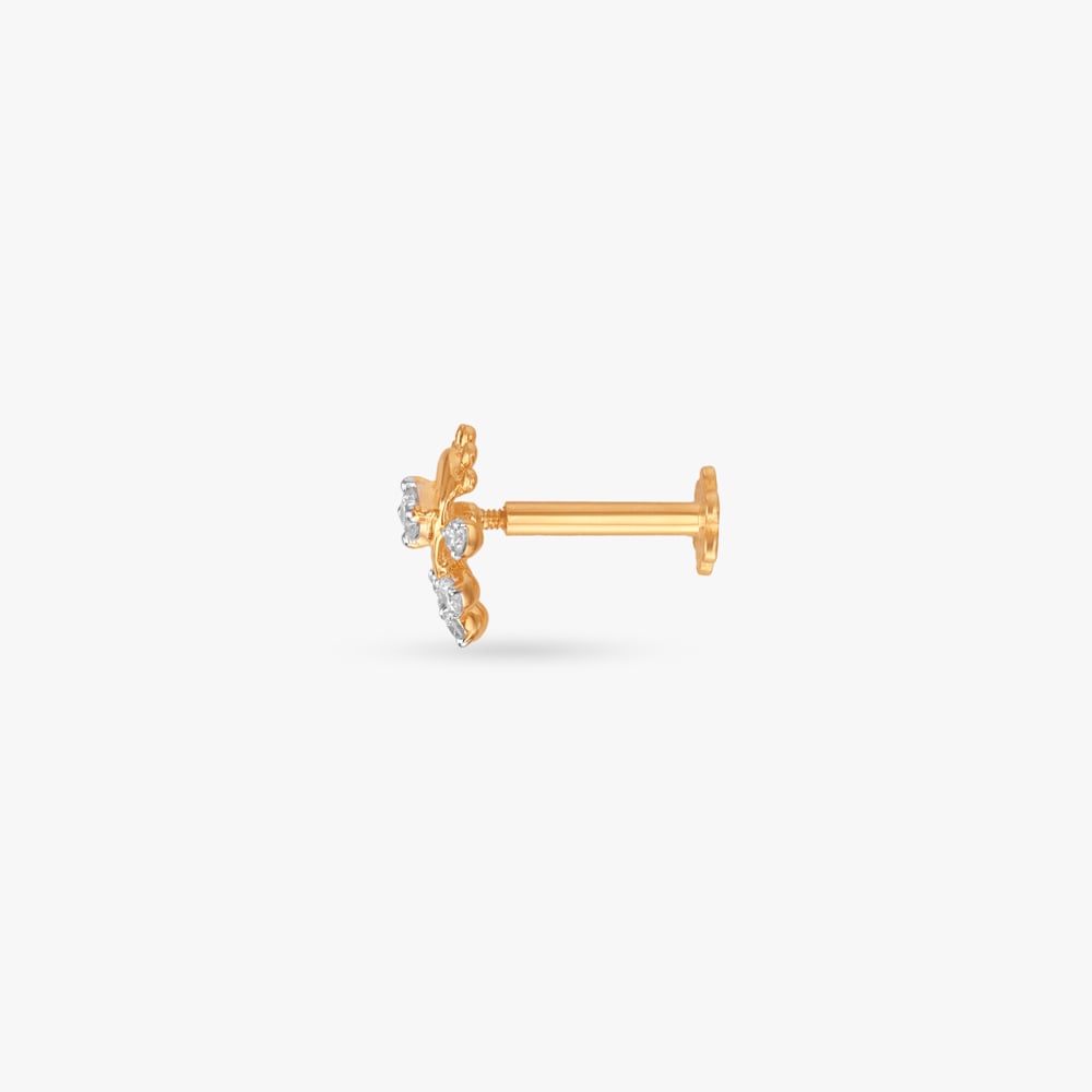 Celestial Blossom Nose Pin,,hi-res image number null