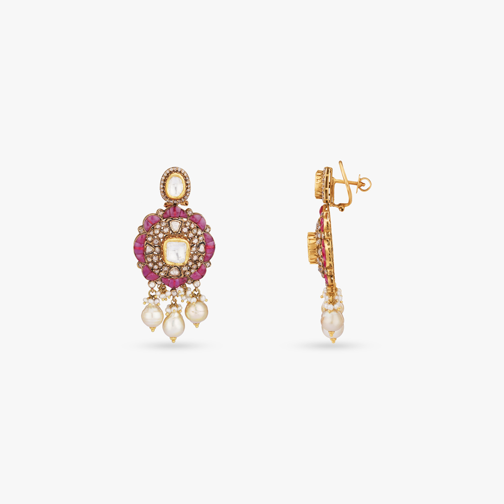 Polki & Ruby Choker Neckwear Set,,hi-res image number null