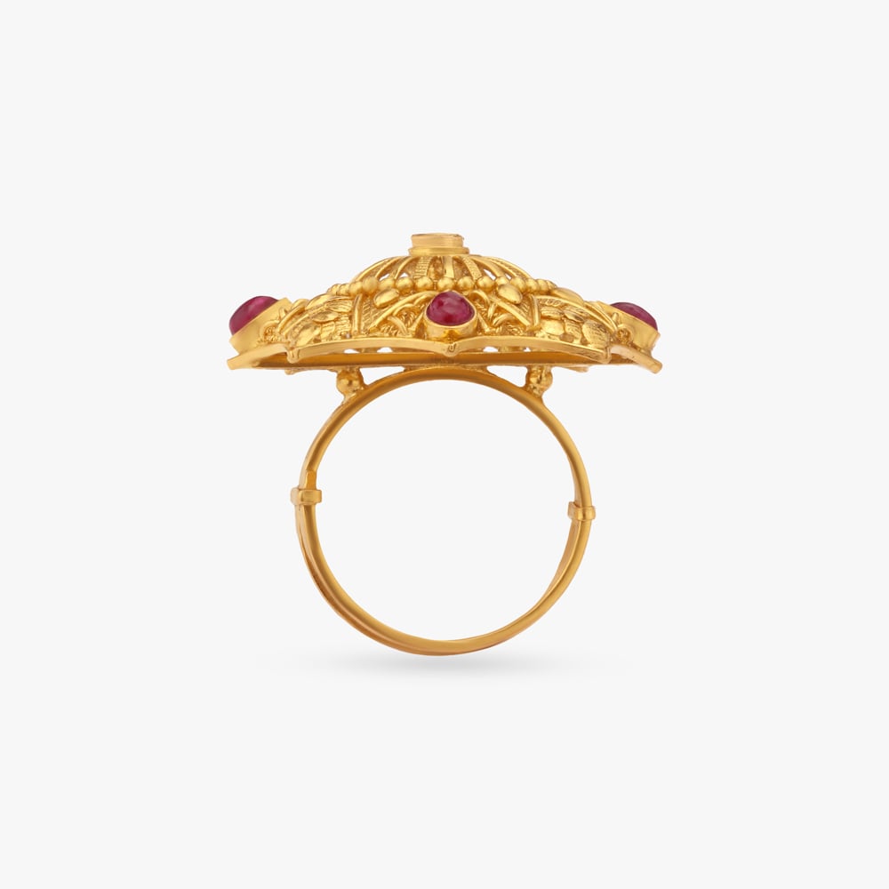 Star Burst Temple Ring,,hi-res image number null