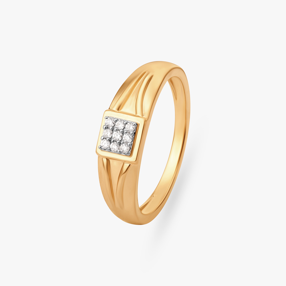 Modern Sophistication Diamond Ring For Men,,hi-res image number null