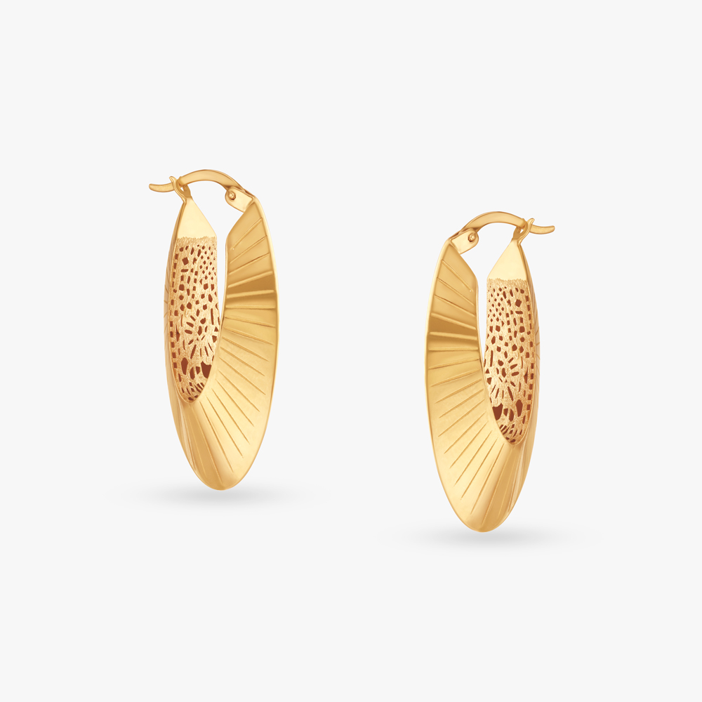 Edgy Contemporary Hoop Earrings,,hi-res image number null