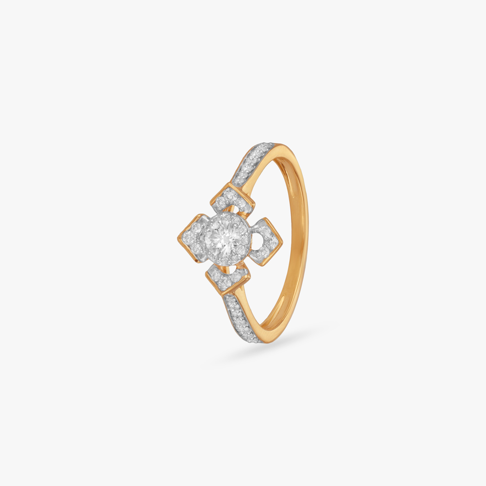 Regal Glint Diamond Finger Ring,,hi-res image number null