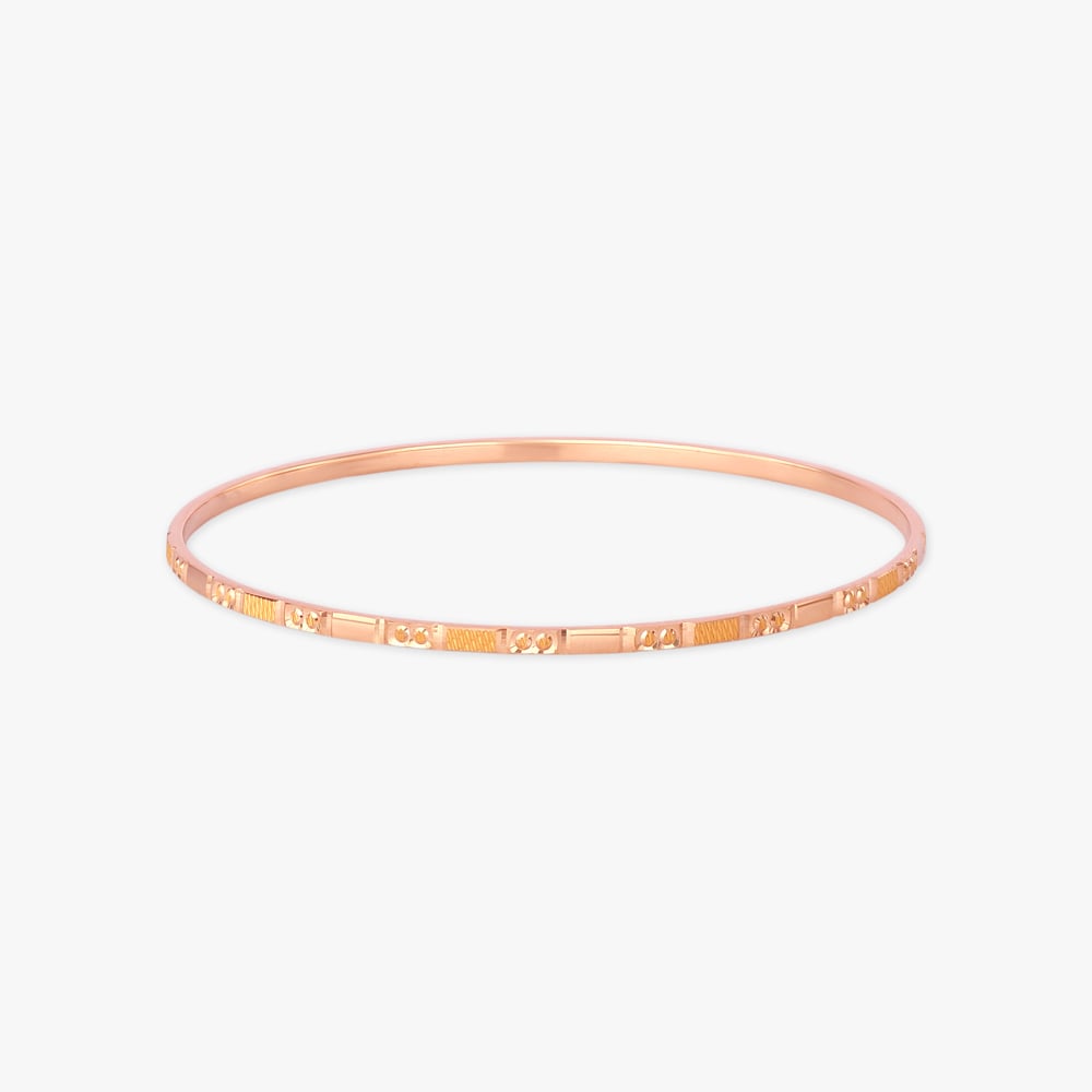 Dotted Rhythm Gold Bangles,,hi-res image number null