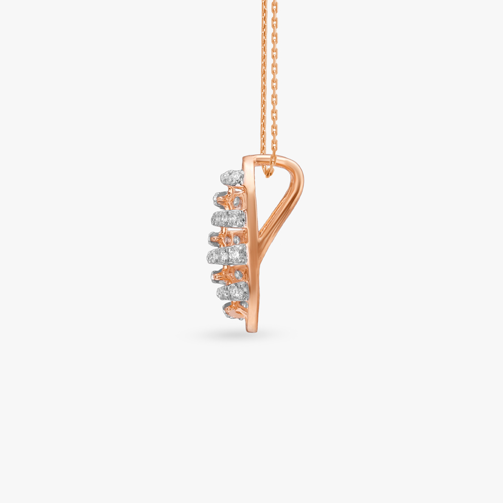 

Sleek Radiance Diamond Pendant
