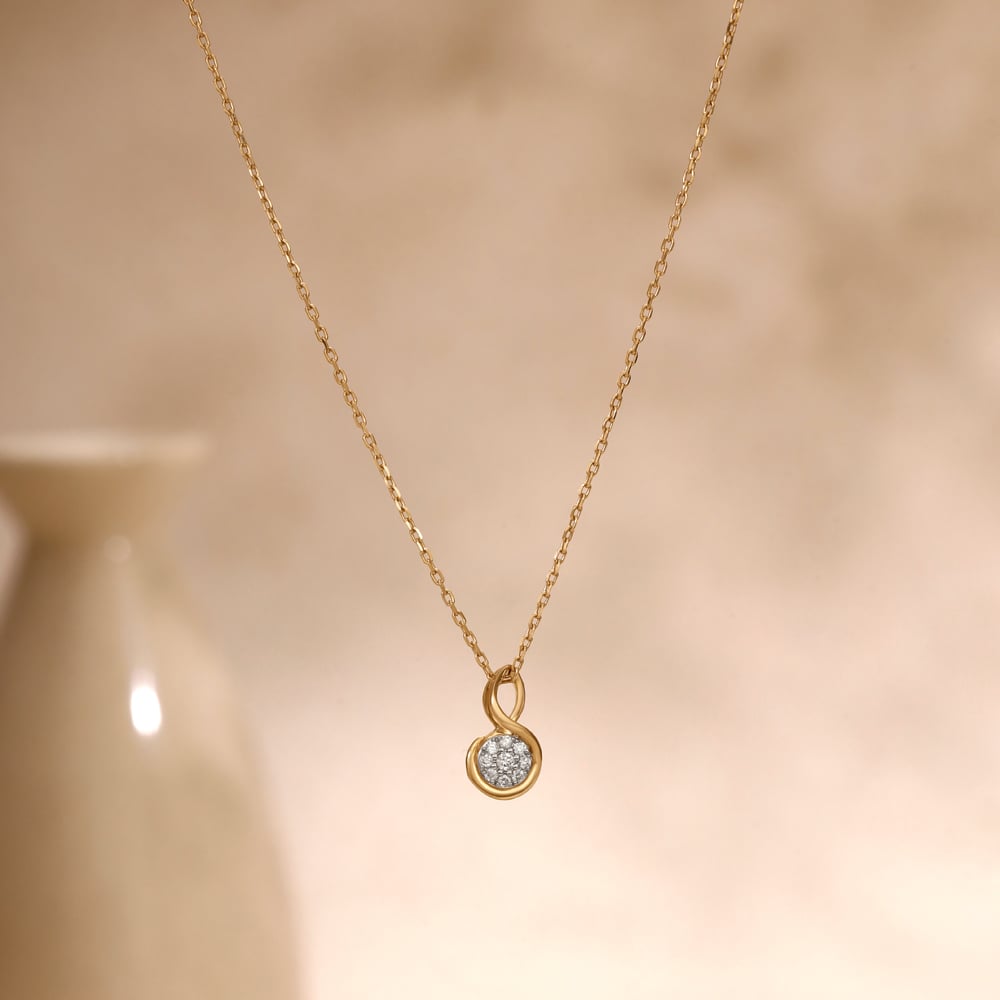 Graceful Infinity Diamond Pendant,,hi-res image number null