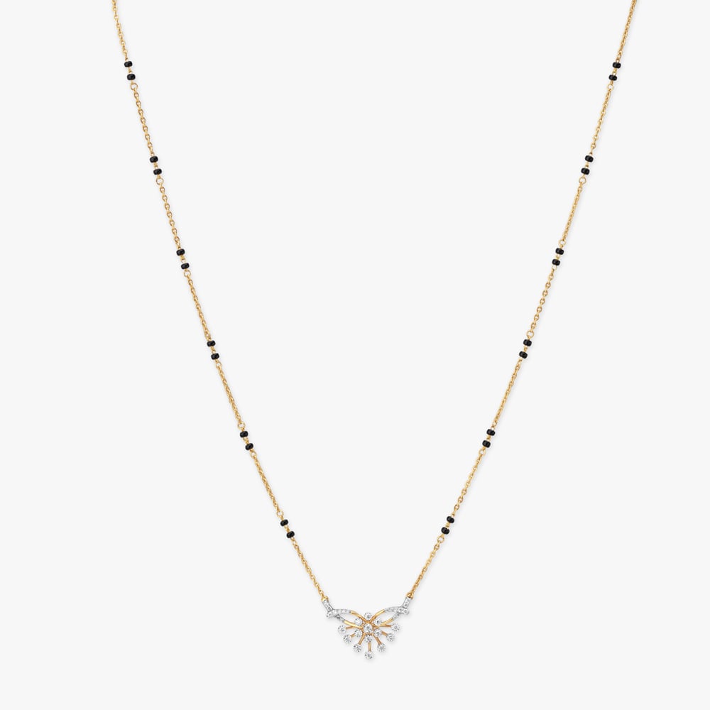Winged Grace Diamond Mangalsutra,,hi-res image number null