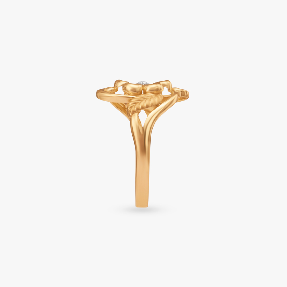 Petal Whisper Gold Ring,,hi-res image number null