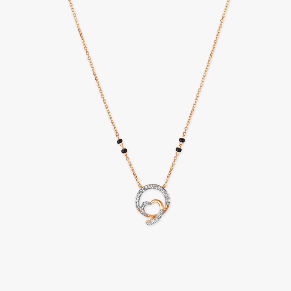 Linked Love Diamond Mangalsutra,,hi-res image number null