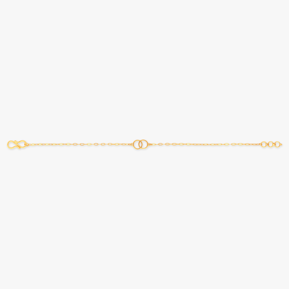 Circle Connection Gold Bracelet,,hi-res image number null
