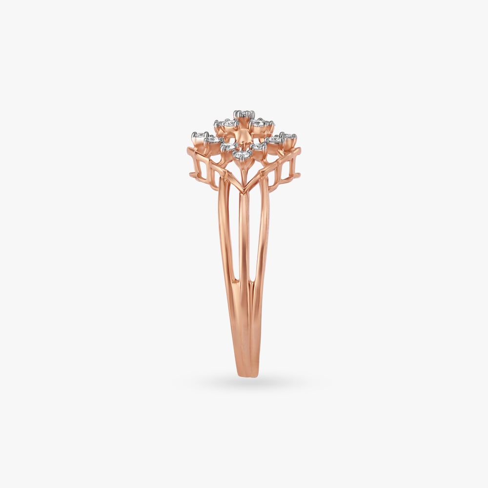 Classic Floral Diamond Ring,,hi-res image number null