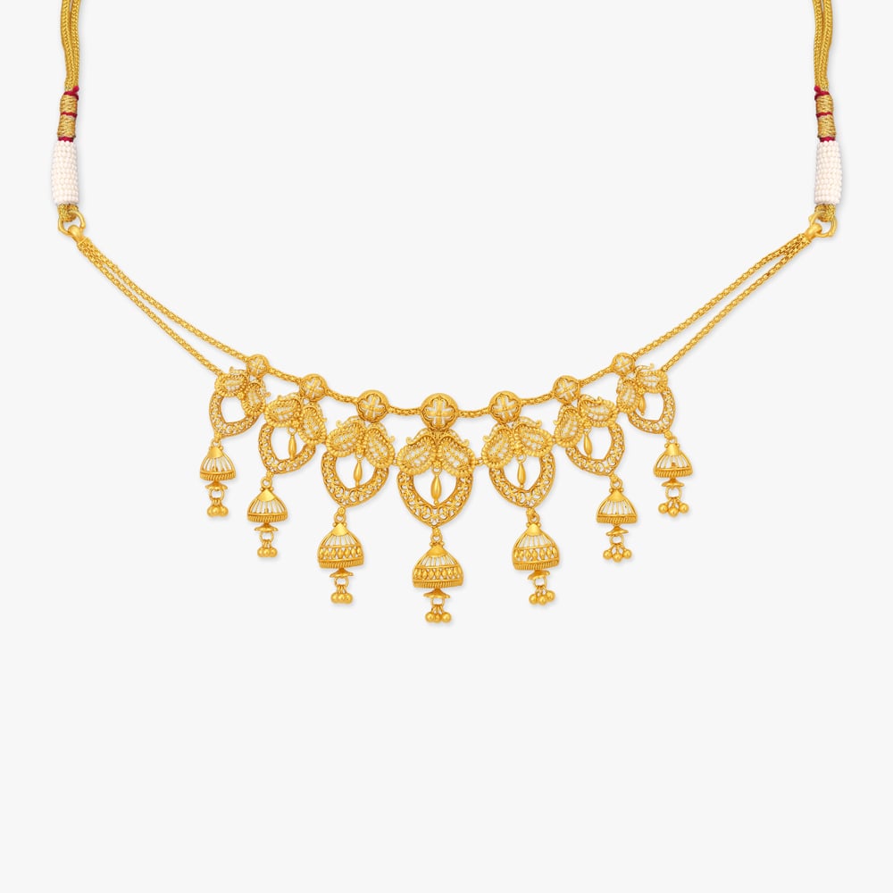 Khilan Jaal Gold Necklace,,hi-res image number null