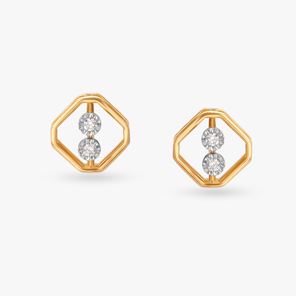 

Undeniable Chic Diamond Stud Earrings