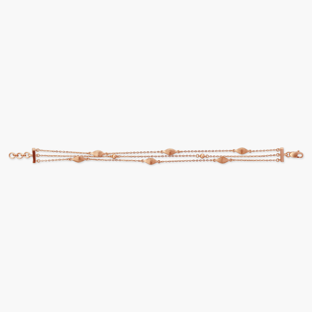 Leaf Charm Gold Bracelet,,hi-res image number null