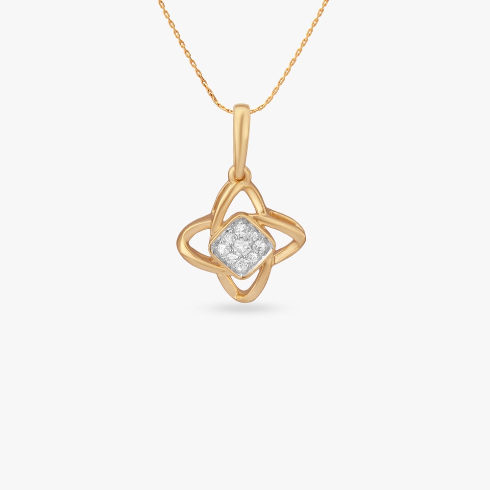 

Framed Blossom Diamond Pendant