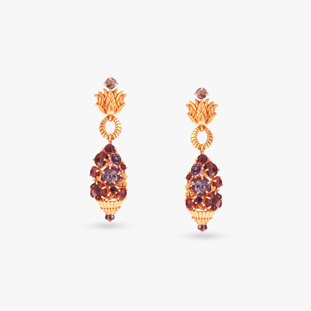 Lush Bloom Gold Necklace Set,,hi-res image number null