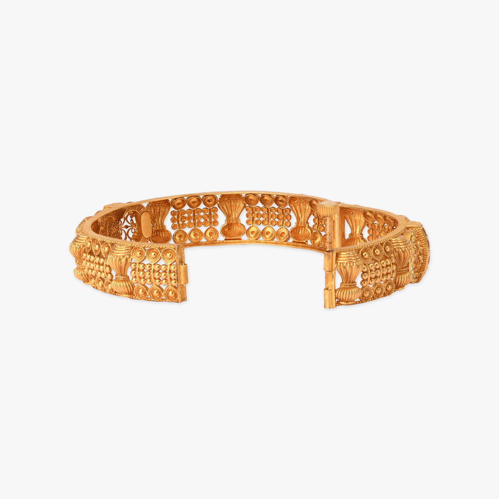 Sacred Spark Gold Bangles,,hi-res image number null